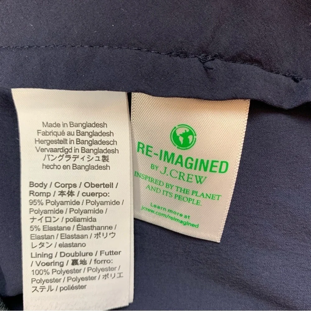 Men's J. Crew Navy 9” Tech Shorts Sz 32